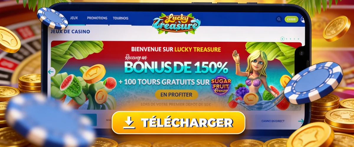 Lucky treasure app